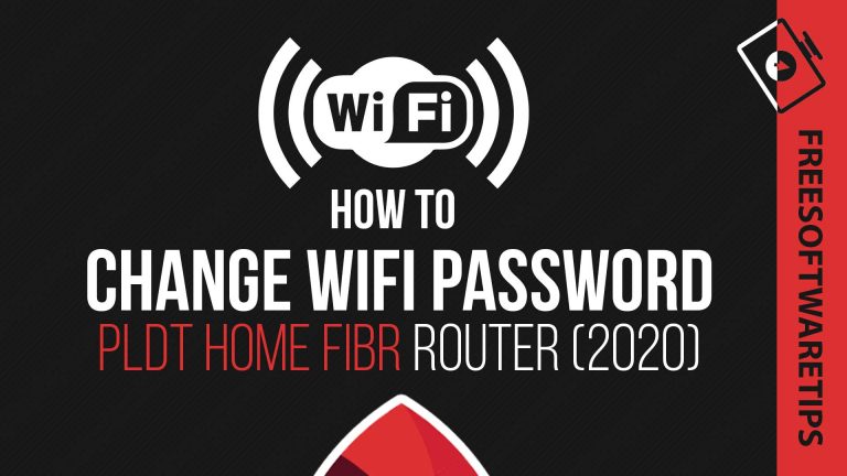 How to change Wifi Password PLDT Home Fibr 2020