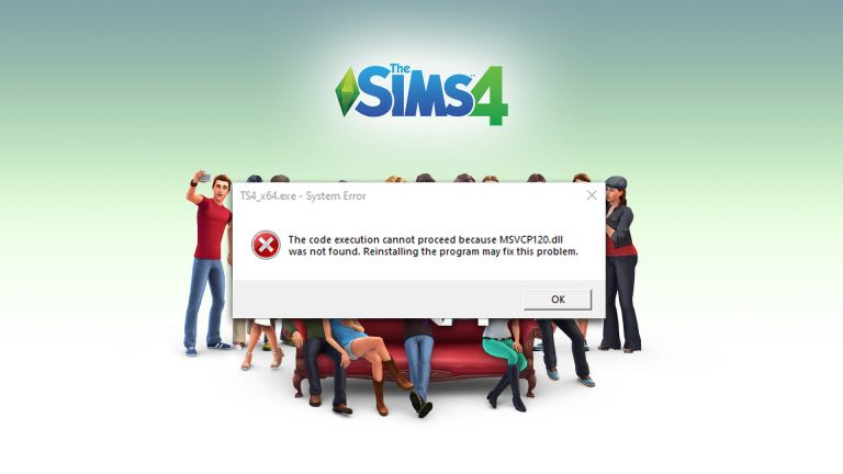 How to Fix The Sims 4 MSVCP120.dll Error